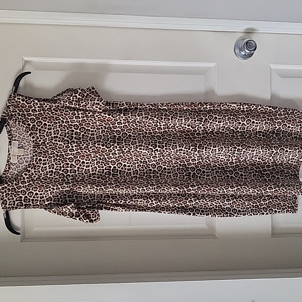 Leopard printed dress
